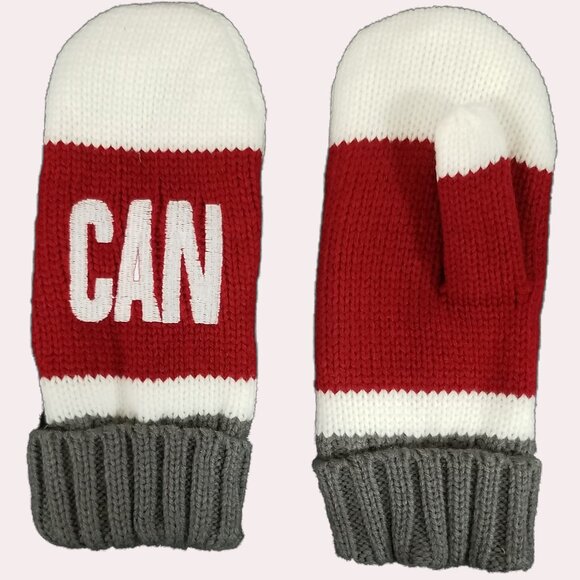Winter Knitted Gloves Wool Mittens Warm Glove(Canada) - Picture 2 of 5